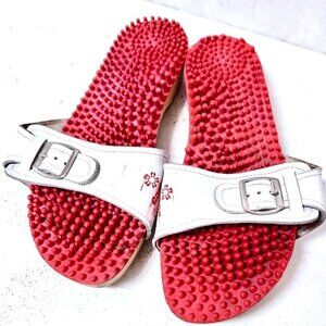 ganter fusstrainer Size 38 7 - 7.5 Massage German Dr Sole EUC Rare Sandals